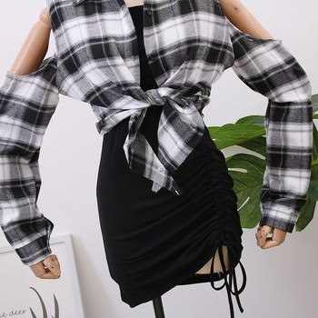 Rochie de dama model nou cu cravate + camasa de culoare neagra