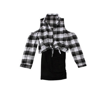 Rochie de dama model nou cu cravate + camasa de culoare neagra