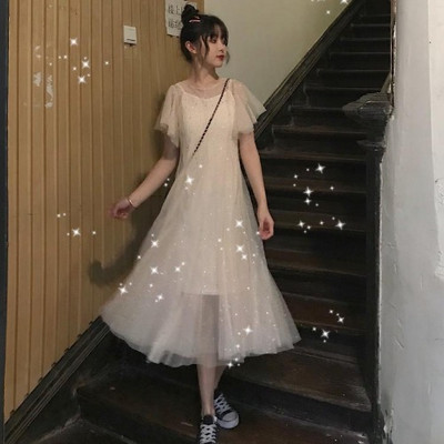 Rochie de dama actuala - model croiat in doua culori