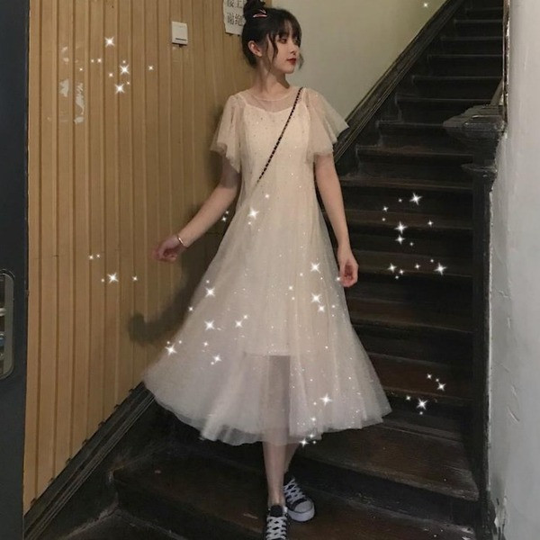 Rochie de dama actuala - model croiat in doua culori