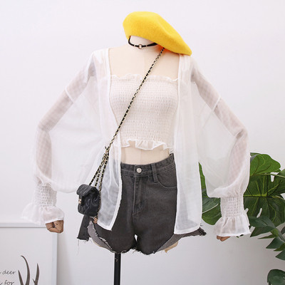 Cămașă modernă de damă în roz, alb și negru