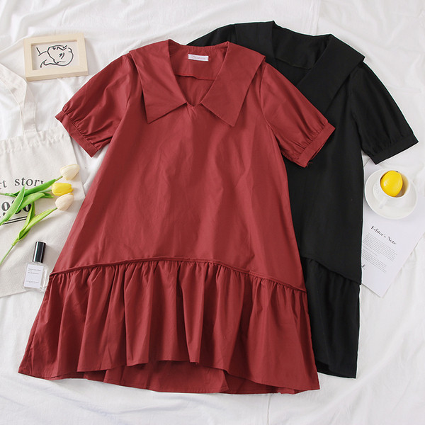 Rochie casual dama cu maneci scurte - mai multe culori