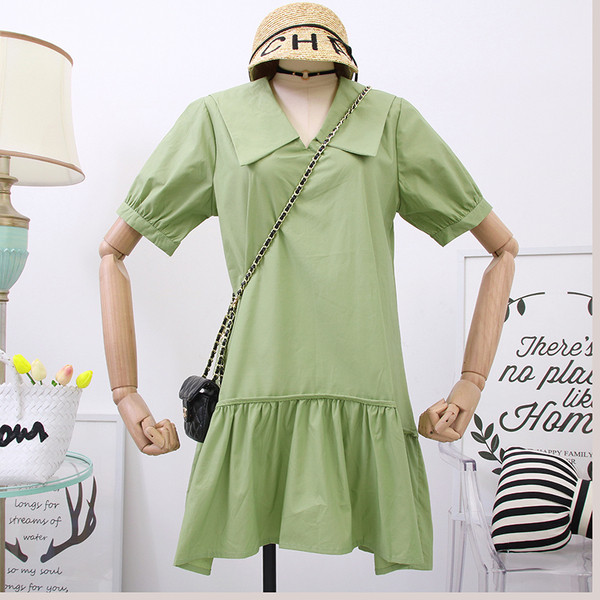 Rochie casual dama cu maneci scurte - mai multe culori