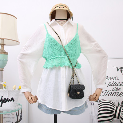 Camasa de dama eleganta model nou + maiou in mai multe culori