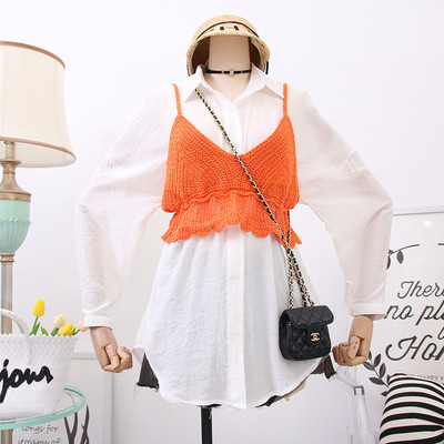 Camasa de dama eleganta model nou + maiou in mai multe culori