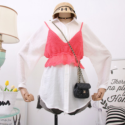 Camasa de dama eleganta model nou + maiou in mai multe culori