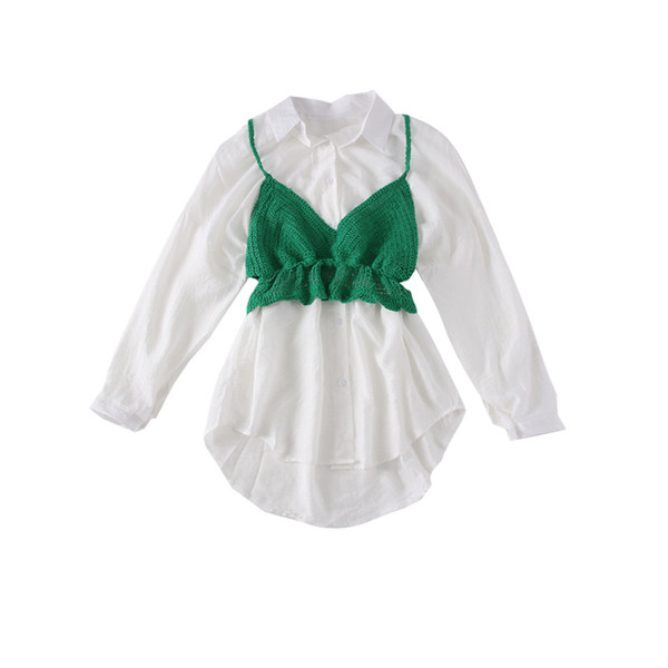 Camasa de dama eleganta model nou + maiou in mai multe culori