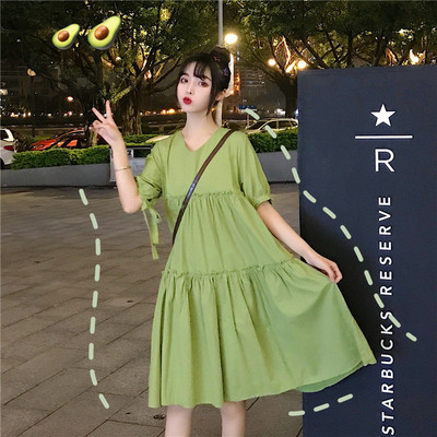 Rochie casual de dama cu croiala in doua culori