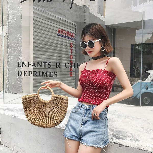 Maieu de zi cu zi pentru damă cu puncte în mai multe culori