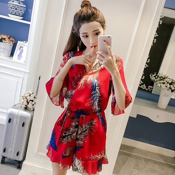 Salopeta de dama moderna cu maneci 3/4 in doua culori