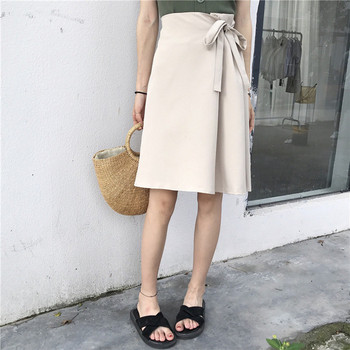 Fusta de dama actuala croiala in doua culori