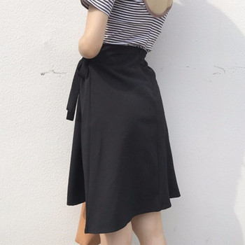 Fusta de dama actuala croiala in doua culori