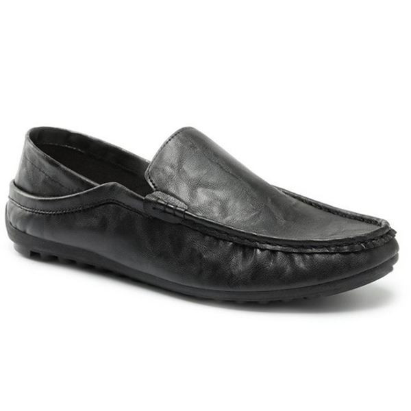 Model nou de mocasini barbatesti din piele ecologica in trei culori