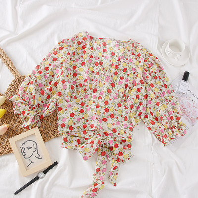 Bluza de dama actuala cu decolteu in V in mai multe culori