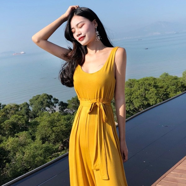 Salopetă lungă de damă modernă în trei culori