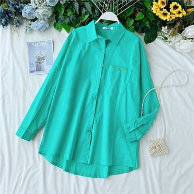 Cămașă de damă cu buzunar în trei culori