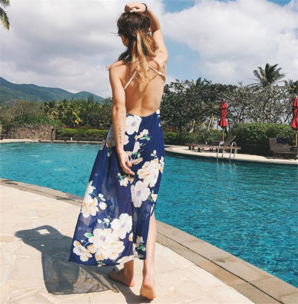 Rochie de vara de dama cu spatele gol in mai multe culori