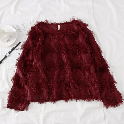 Bluza de dama model nou cu maneci lungi - mai multe culori