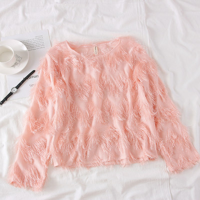 Bluza de dama model nou cu maneci lungi - mai multe culori