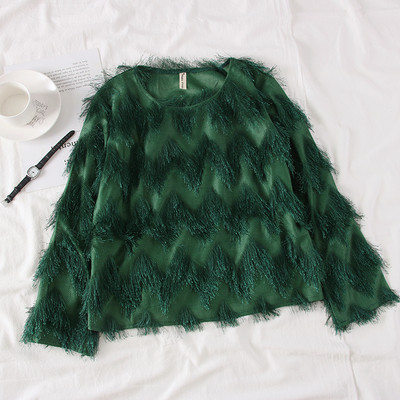 Bluza de dama model nou cu maneci lungi - mai multe culori