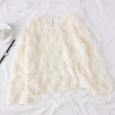 Bluza de dama model nou cu maneci lungi - mai multe culori