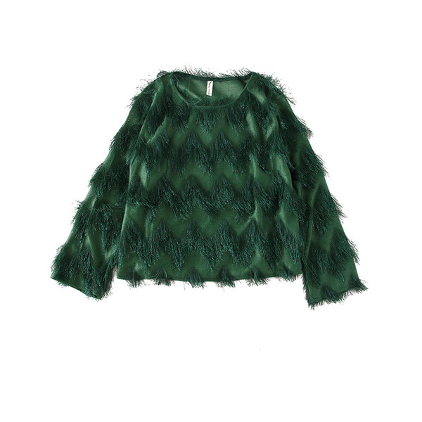 Bluza de dama model nou cu maneci lungi - mai multe culori