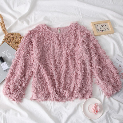 Bluza de dama eleganta model nou cu decolteu O in mai multe culori