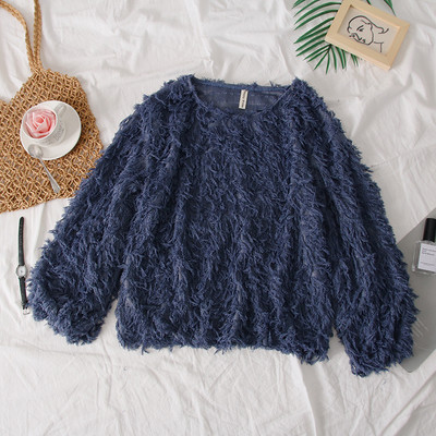 Bluza de dama eleganta model nou cu decolteu O in mai multe culori