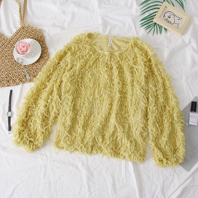 Bluza de dama eleganta model nou cu decolteu O in mai multe culori