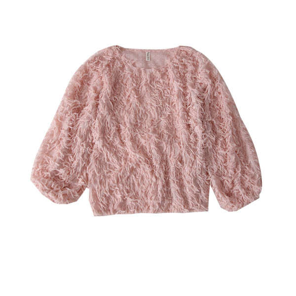 Bluza de dama eleganta model nou cu decolteu O in mai multe culori