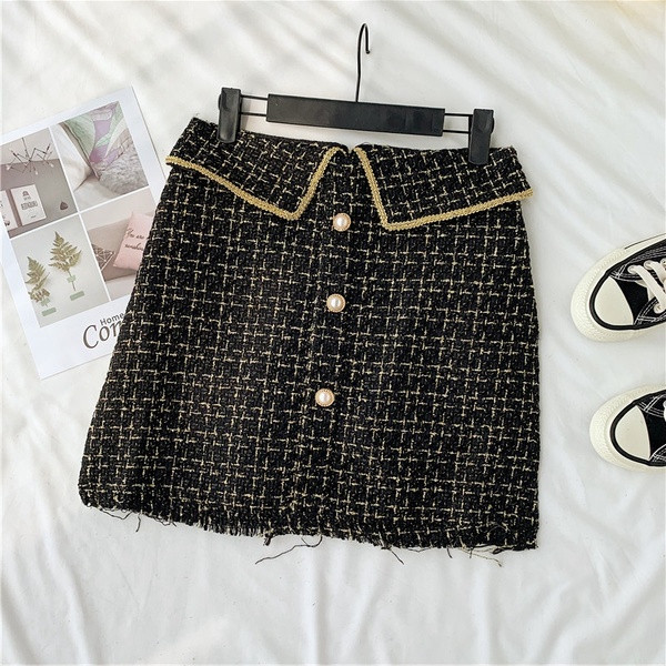 Fusta de dama moderna in carouri in mai multe culori