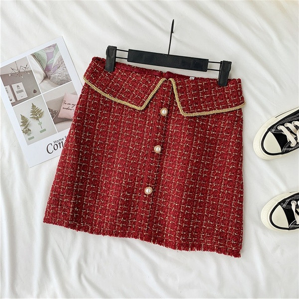 Fusta de dama moderna in carouri in mai multe culori