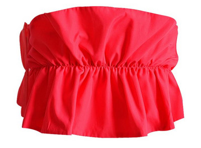 Bustiera scurta de dama cu cravate in mai multe culori