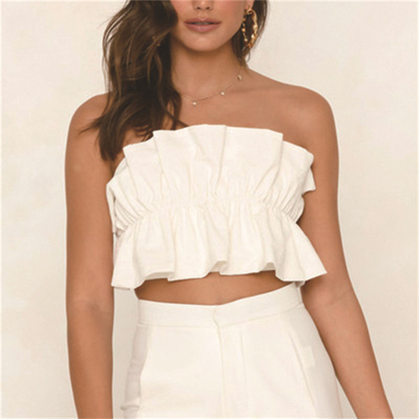 Bustiera scurta de dama cu cravate in mai multe culori