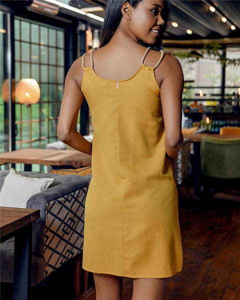 Rochie casual de dama cu buzunare in trei culori