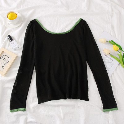 Bluză casual de damă cu mâneci lungi - mai multe culori