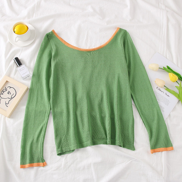 Bluză casual de damă cu mâneci lungi - mai multe culori