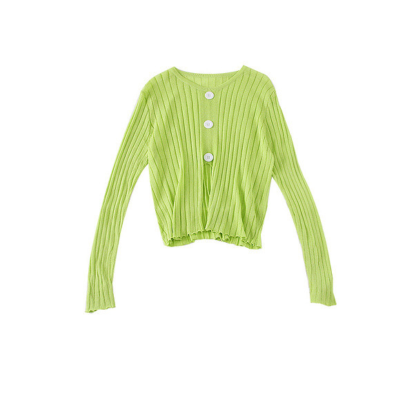 Bluză de damă modernă cu mâneci lungi și nasturi - mai multe culori