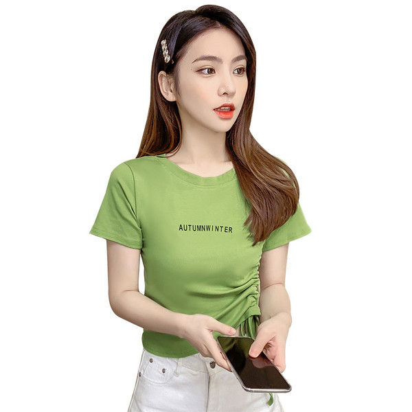 Tricou casual dama in doua culori cu cravate