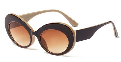 Ochelari de soare rotunzi de damă actuali în diferite culori