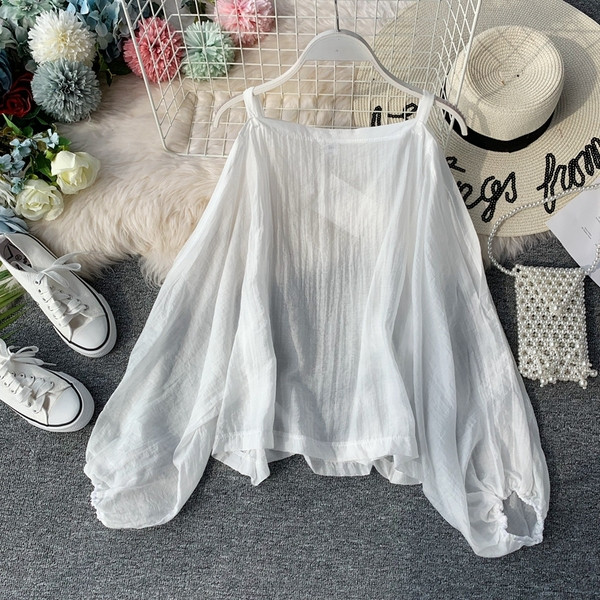 Cămașă modernă de damă cu bretele în mai multe culori