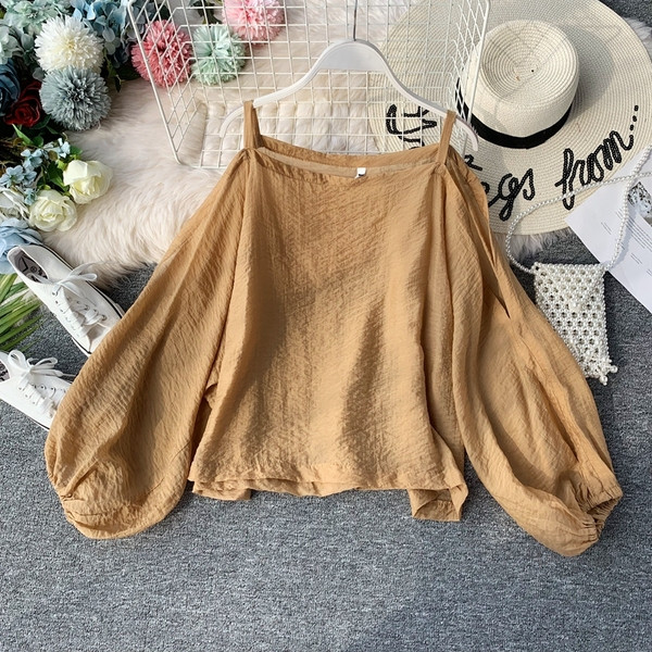 Cămașă modernă de damă cu bretele în mai multe culori