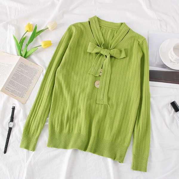 Bluza de dama model nou cu decolteu in V si sireturi - mai multe culori