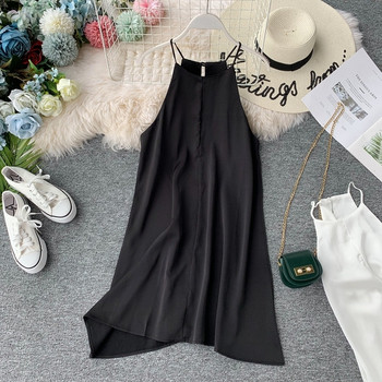 Rochie de dama cu bretele subtiri in patru culori