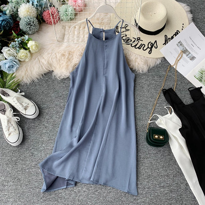 Rochie de dama cu bretele subtiri in patru culori