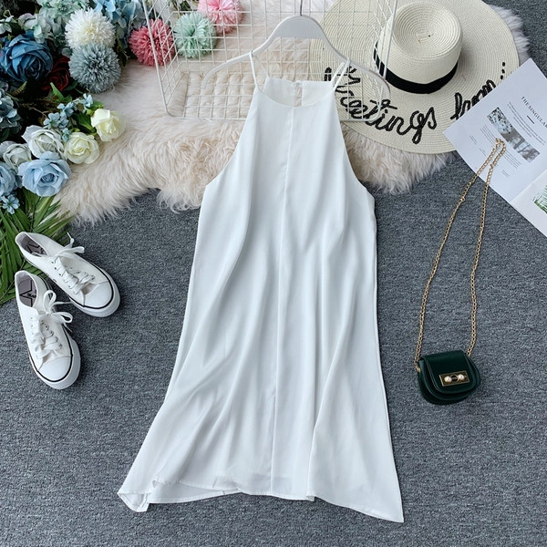 Rochie de dama cu bretele subtiri in patru culori