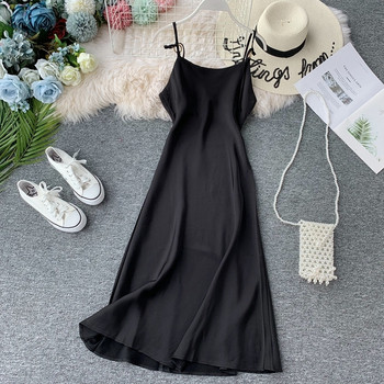 Rochie de dama cu bretele subtiri in mai multe culori