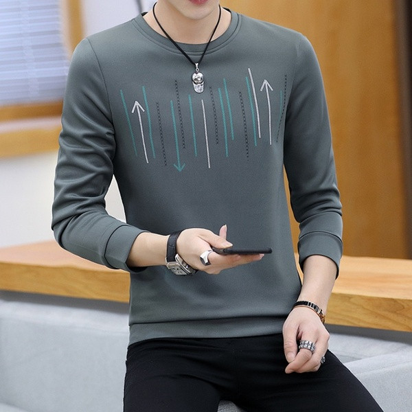 Bluză bărbătească modernă cu mâneci lungi în patru culori