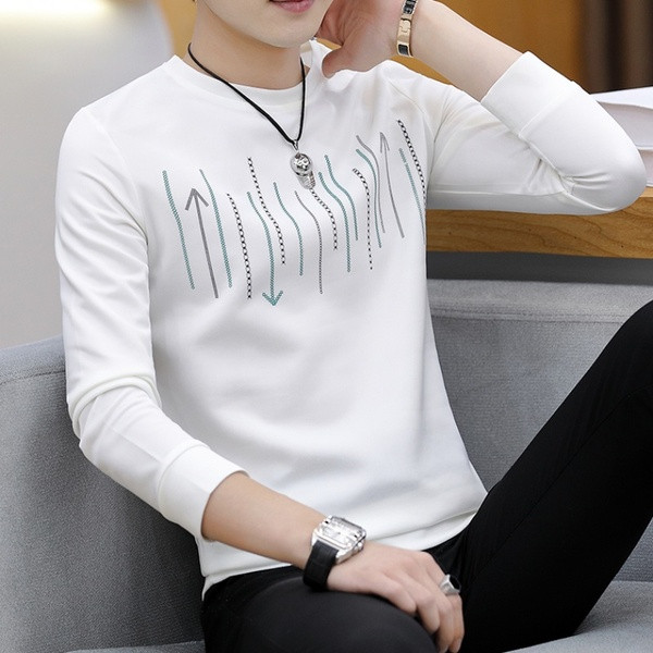 Bluză bărbătească modernă cu mâneci lungi în patru culori