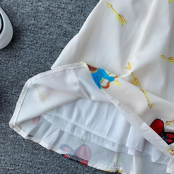 Rochie moderna de dama cu panglici pe spate in doua culori